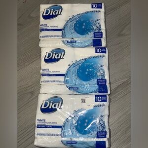 30 Dial White Antibacterial Deodorant Soap Bars 4 Oz Each  Old formula